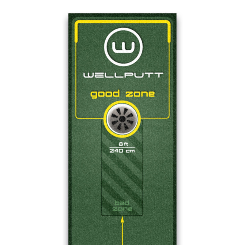 【ほぼ未使用】WELLPUTT 3m wellputt 3m（Wellputt Puttingmat First 3M | Indoor Golf