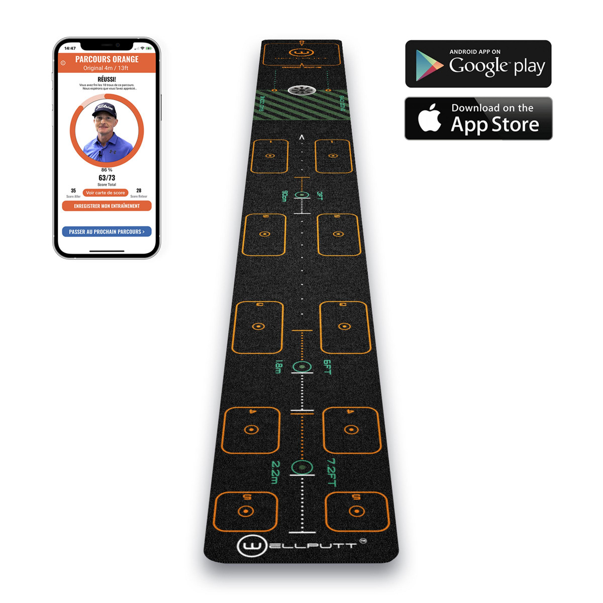 Tapis de putting 3m - First