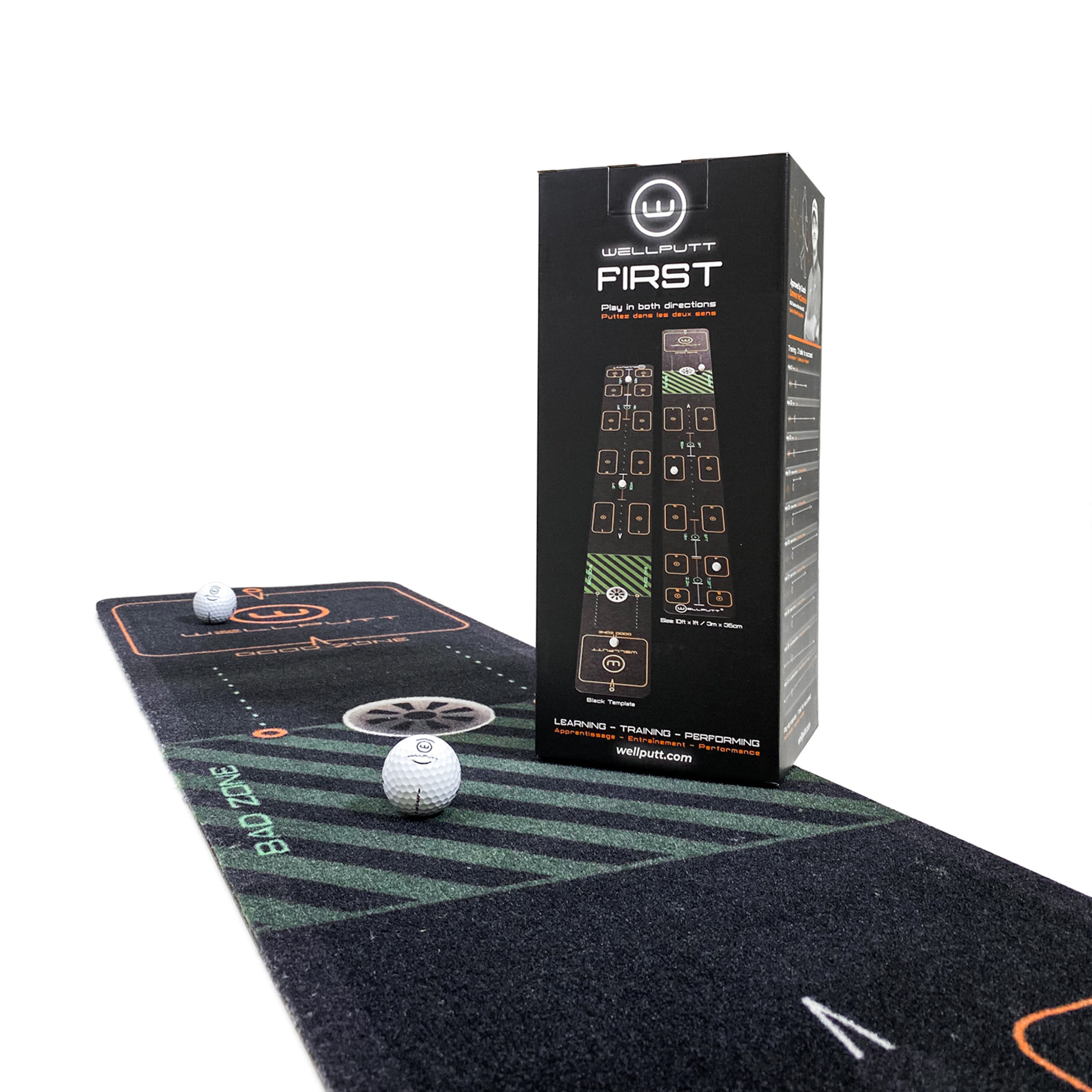 【ほぼ未使用】WELLPUTT 3m Putting training mat golf indoor - 3m Classic | Wellputt