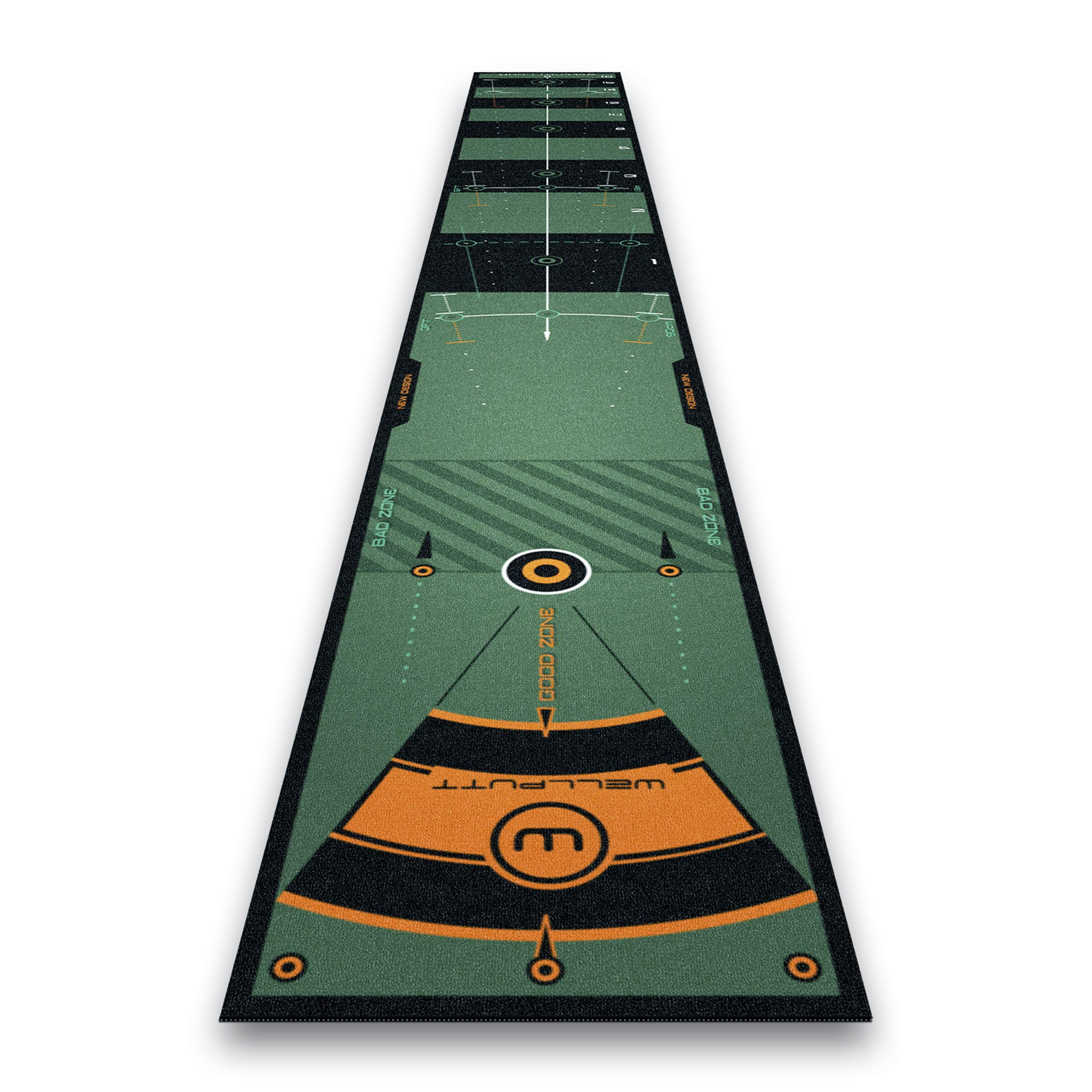 Wellputt Mat 4m Green（ウェルパットマット　4M） Putting training mat golf indoor - 4m Classic | Wellputt