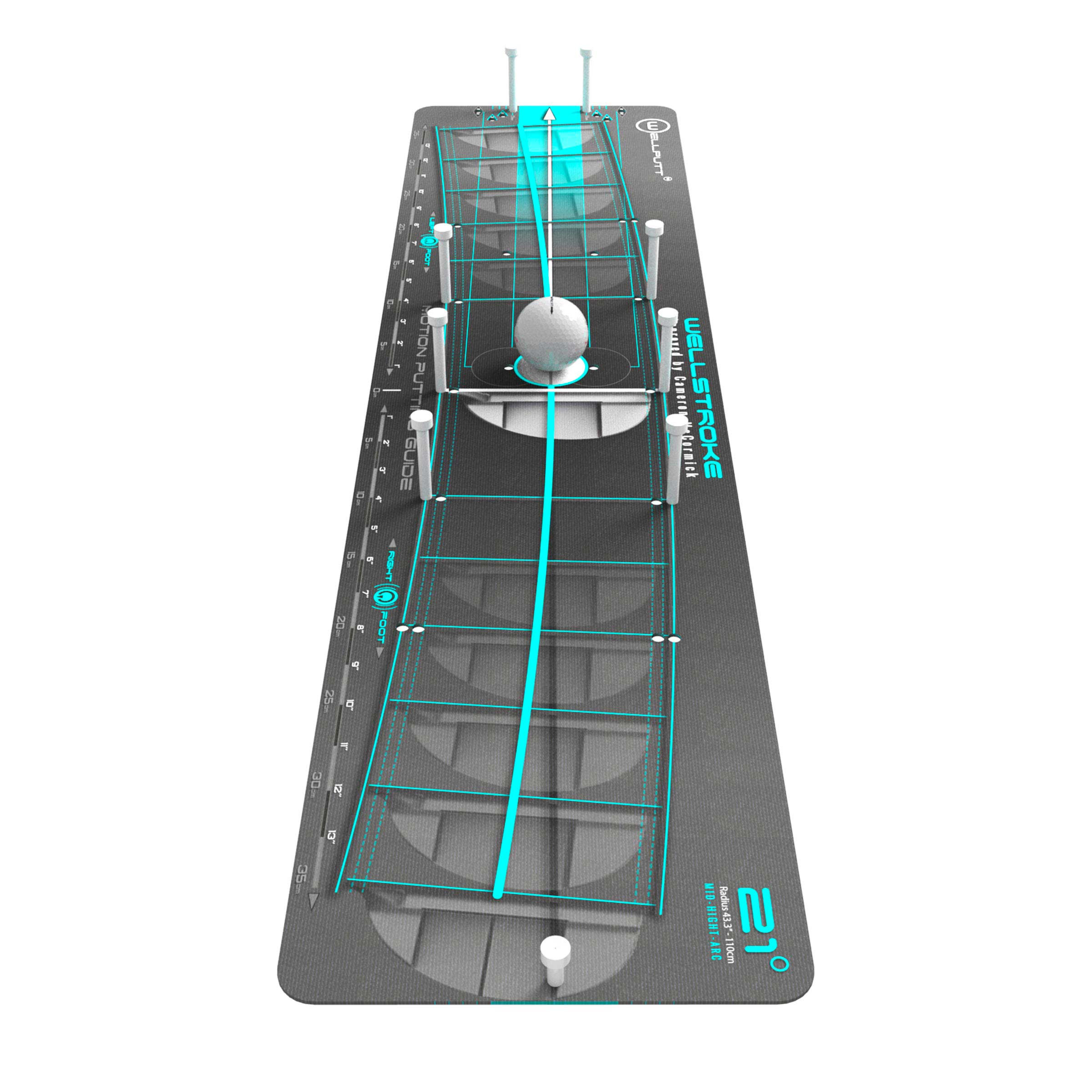 Wellstroke 21° Buy WELLPUTT Wellstroke 21 Degree Putting Guide Mat