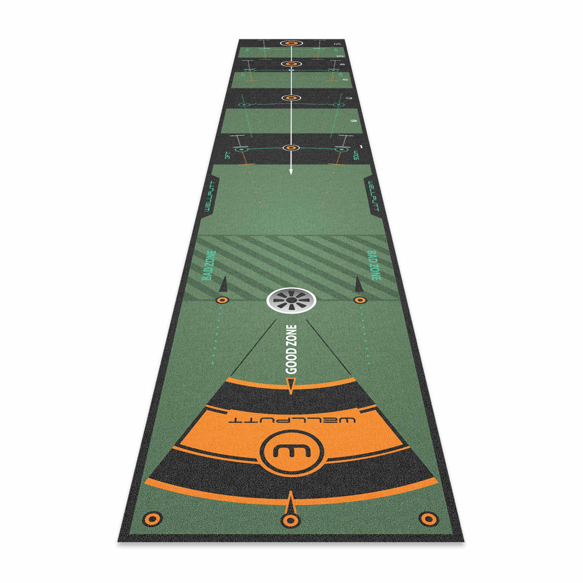 Putting training mat golf indoor - 3m Classic | Wellputt