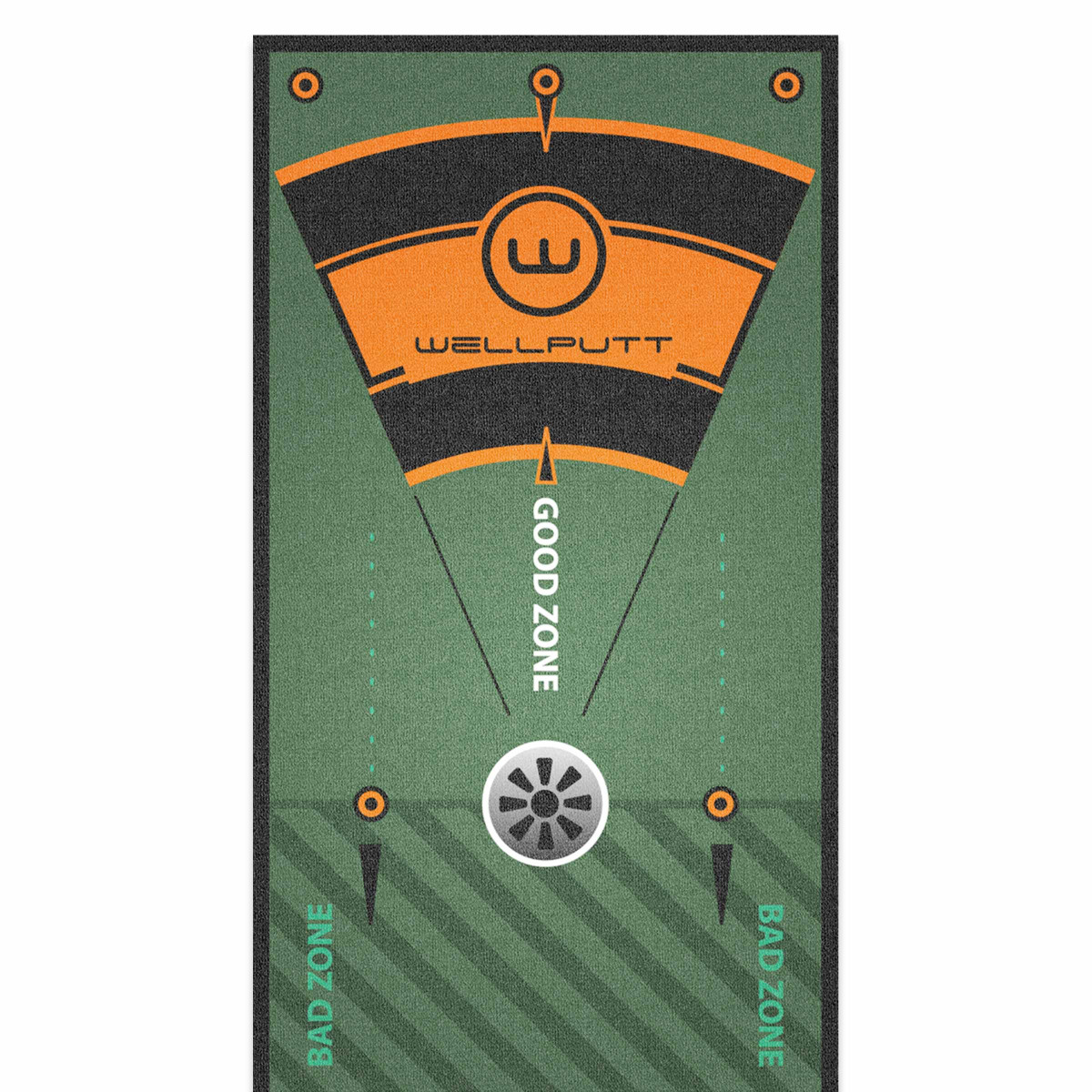 Putting training mat golf indoor - 3m Classic | Wellputt