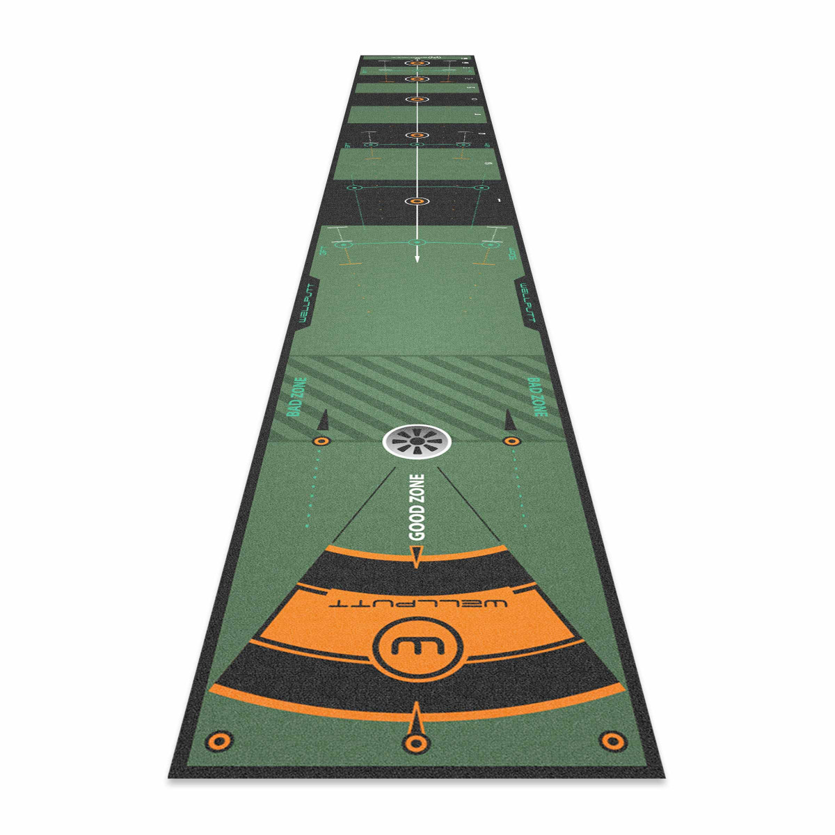 Putting training mat golf indoor - 4m Classic | Wellputt