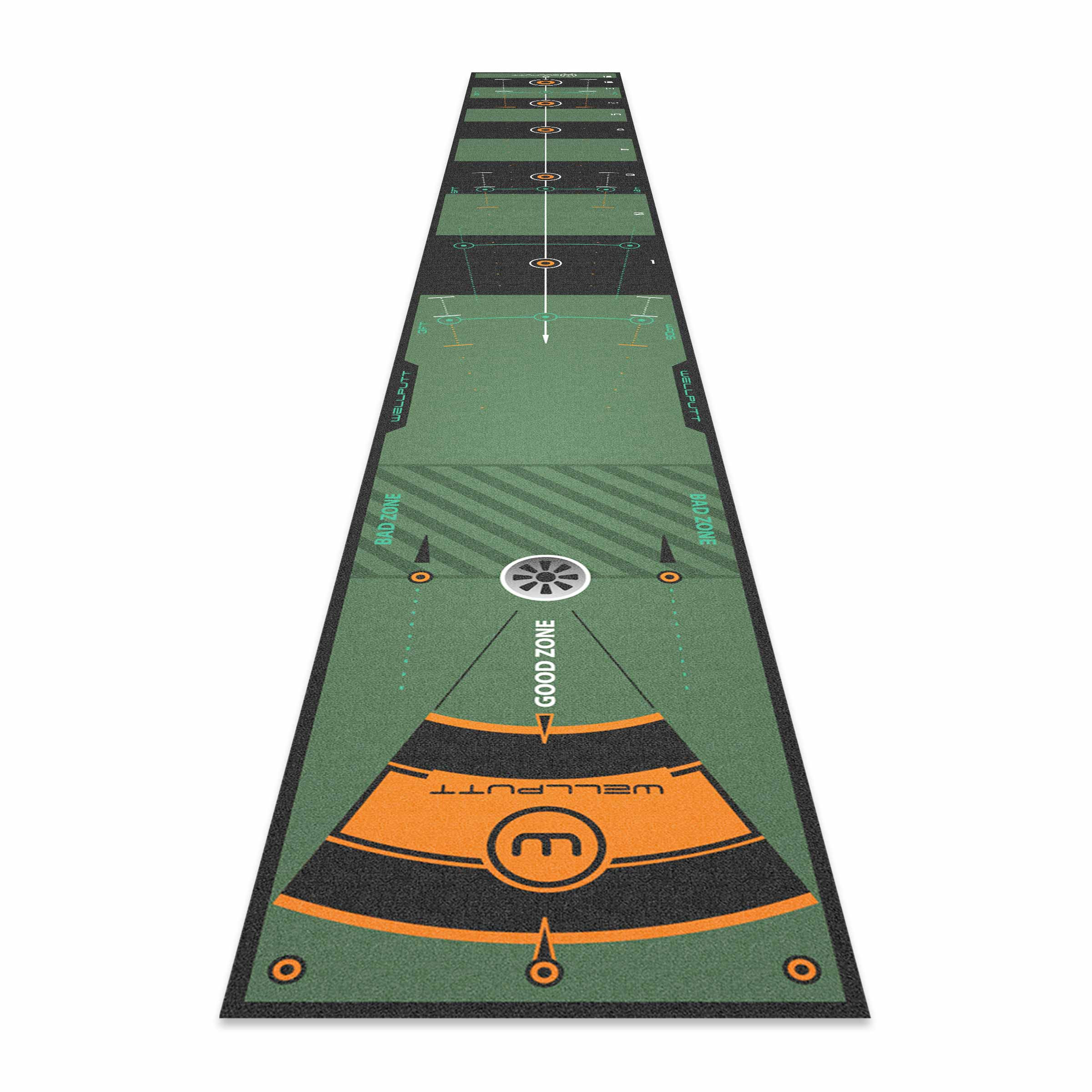 WELLPUTT パッティングマット 4m(13ft) Putting training mat golf indoor - 4m Classic | Wellputt