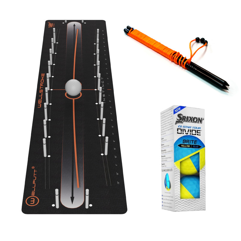 WELLSTROKE INSTINCT + PUTTING STRING + 3 SRIXON BALLS