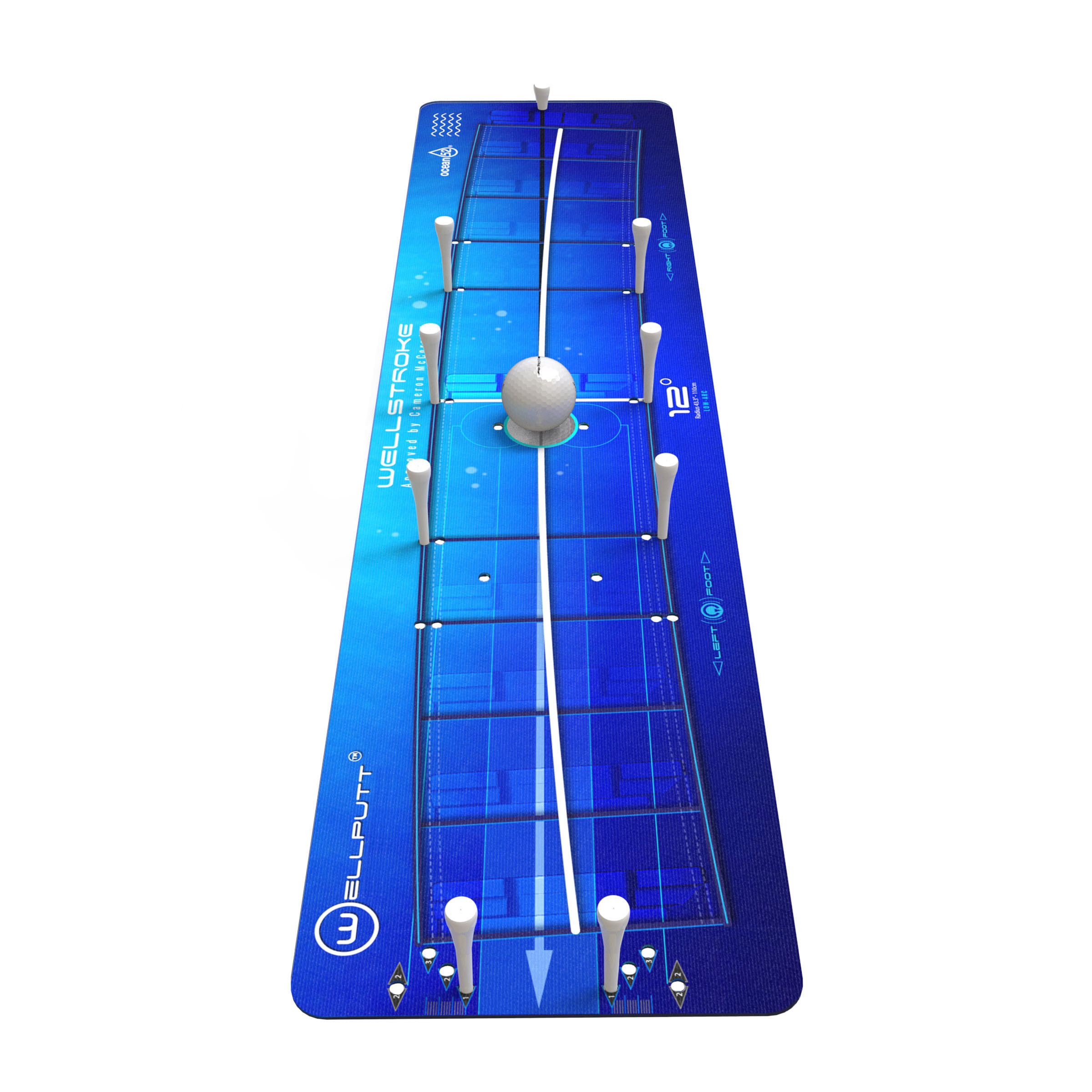 WELLPUTT Wellstroke（ウェルストローク） 12° Wellstroke - Putting aid - Special edition Ocean 52 | Wellputt