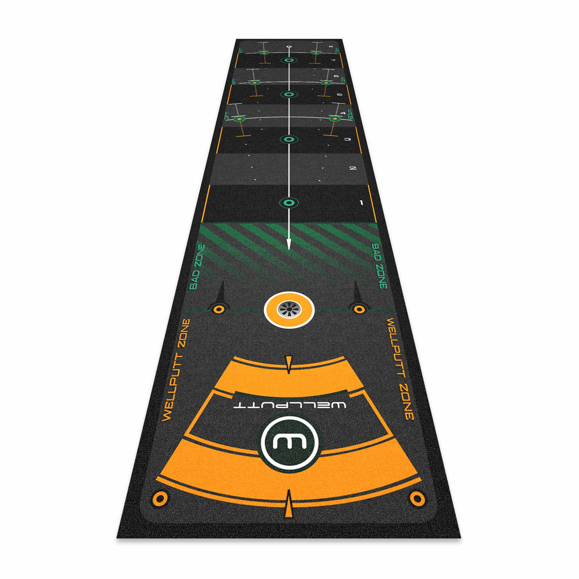 【ほぼ未使用】WELLPUTT 2m Tapis de Putting 2M Classic