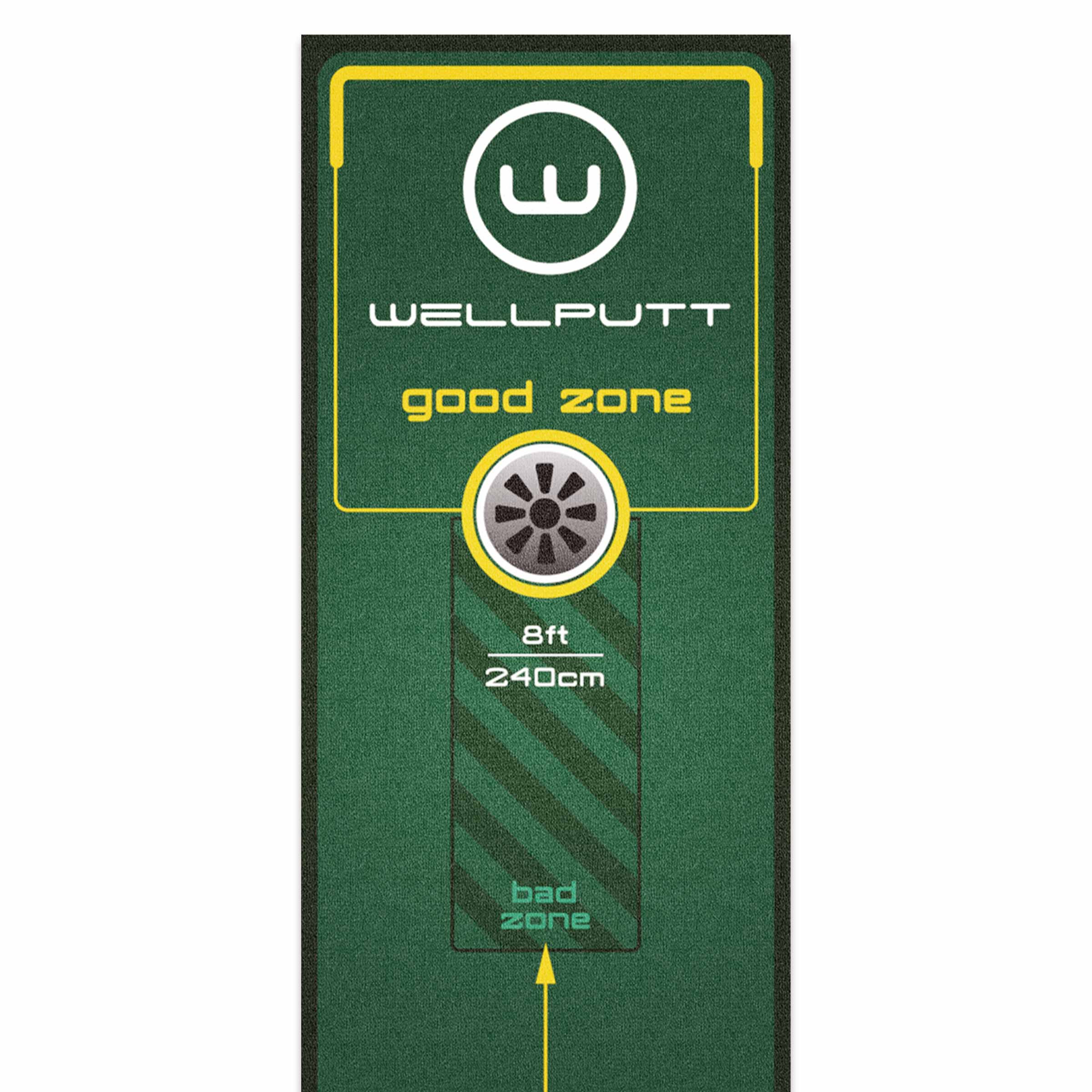 Putting training mat golf indoor - 3m Start 2.0 | Wellputt