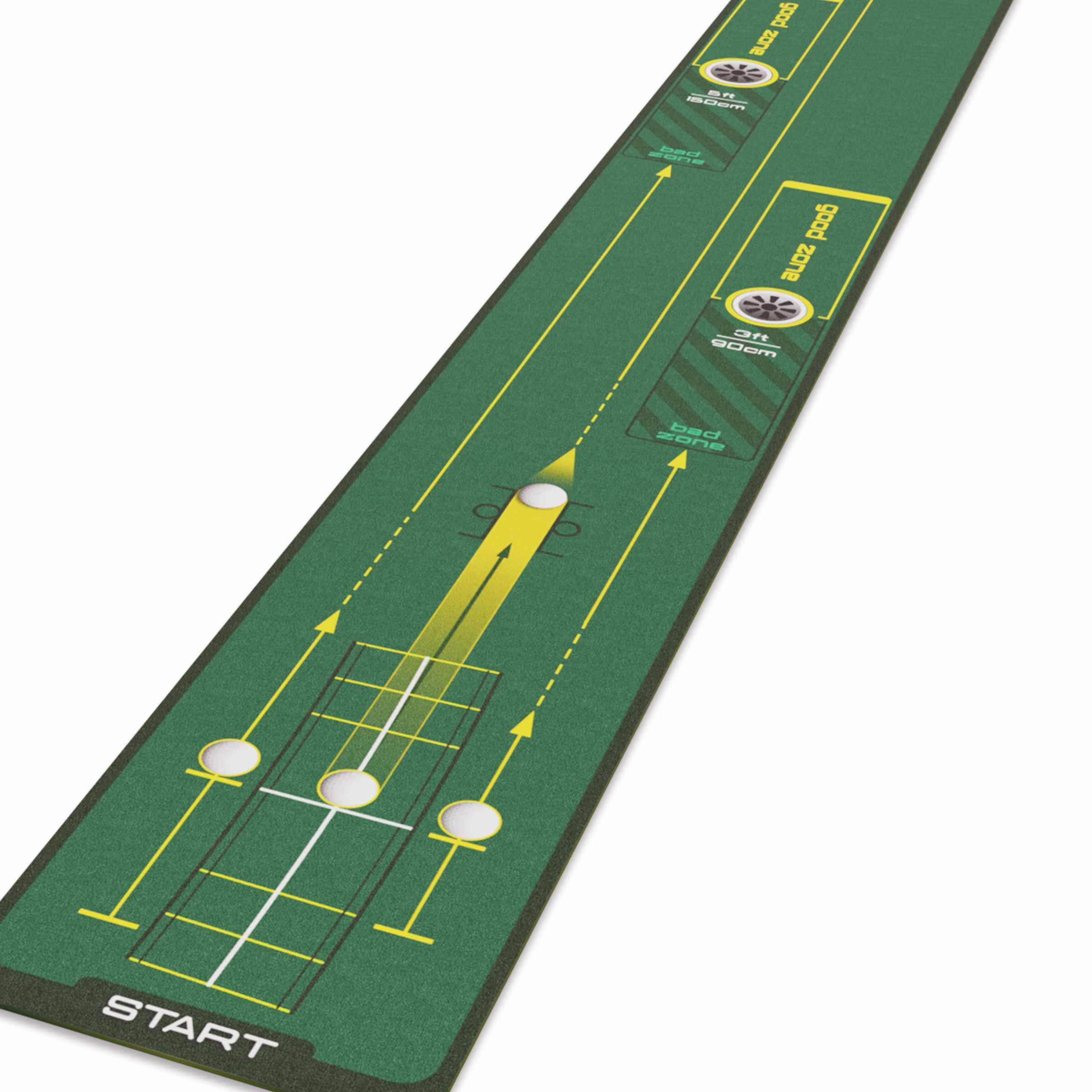 【ほぼ未使用】WELLPUTT 3m Putting training mat golf indoor - 3m Classic | Wellputt