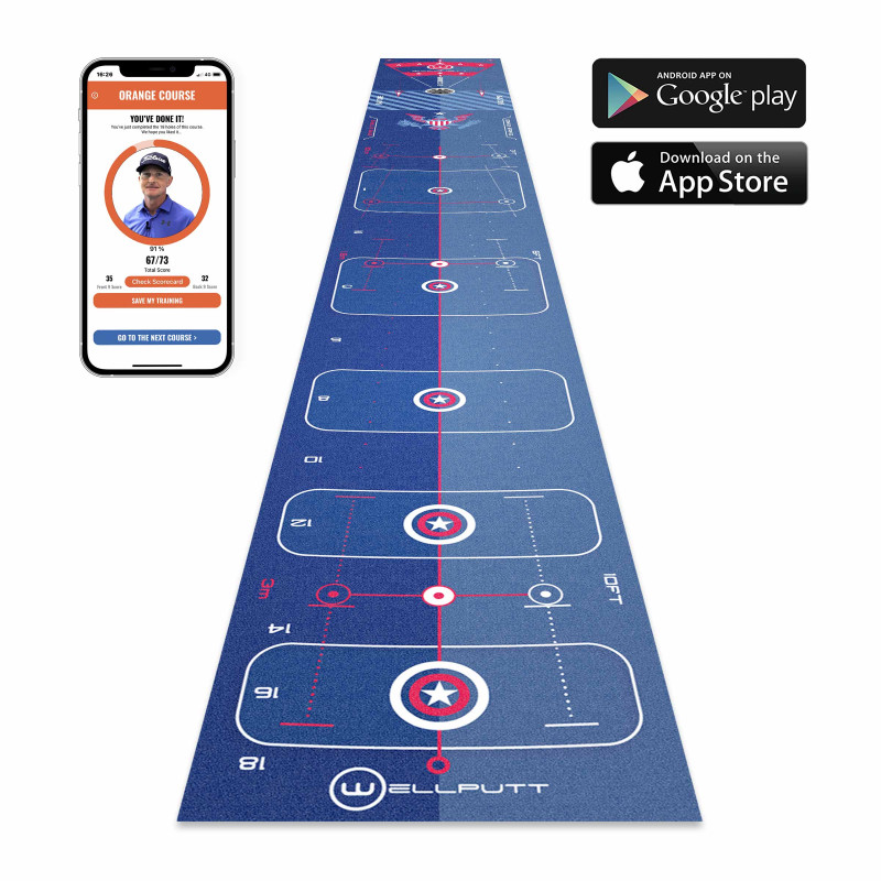 13ft Putting Mat - Stars & Stripes