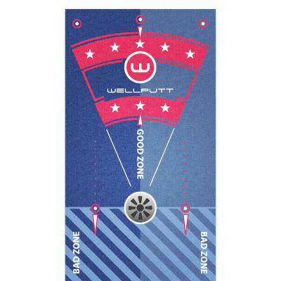 4m Putting Mat - Stars & Stripes