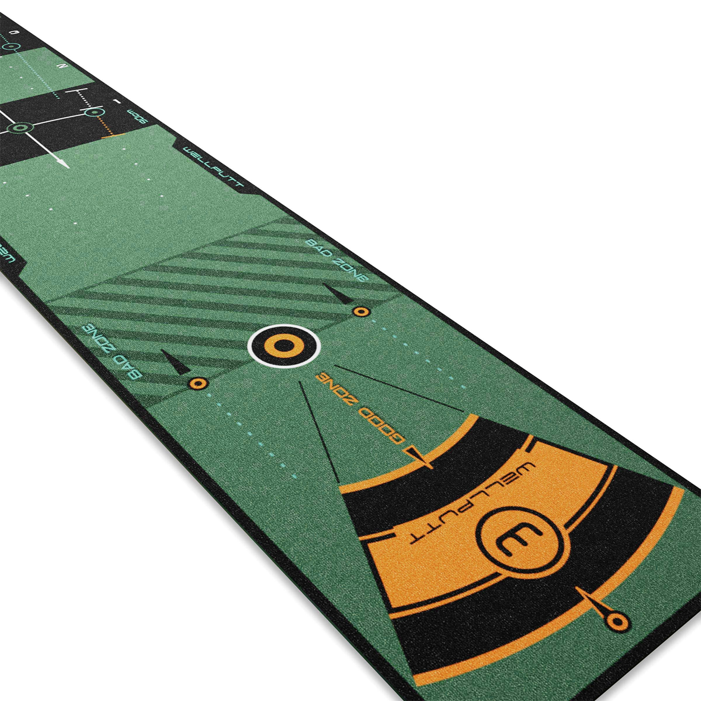 【ほぼ未使用】WELLPUTT 3m Putting training mat golf indoor - 10ft Classic | Wellputt