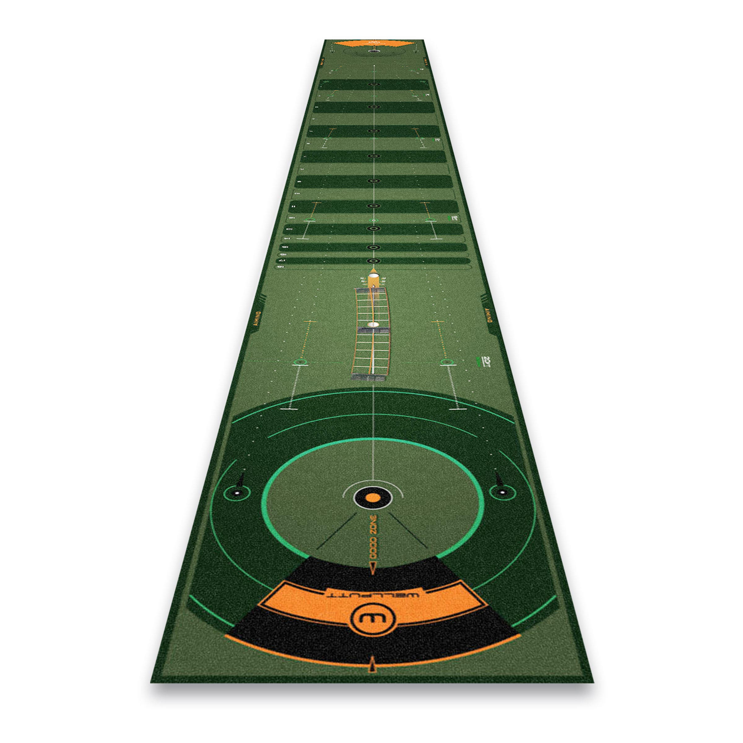 即日発送マンです WELLPUTT パッティングマット、トレーニングツール Putting training mat golf indoor - 26ft Performance | Wellputt