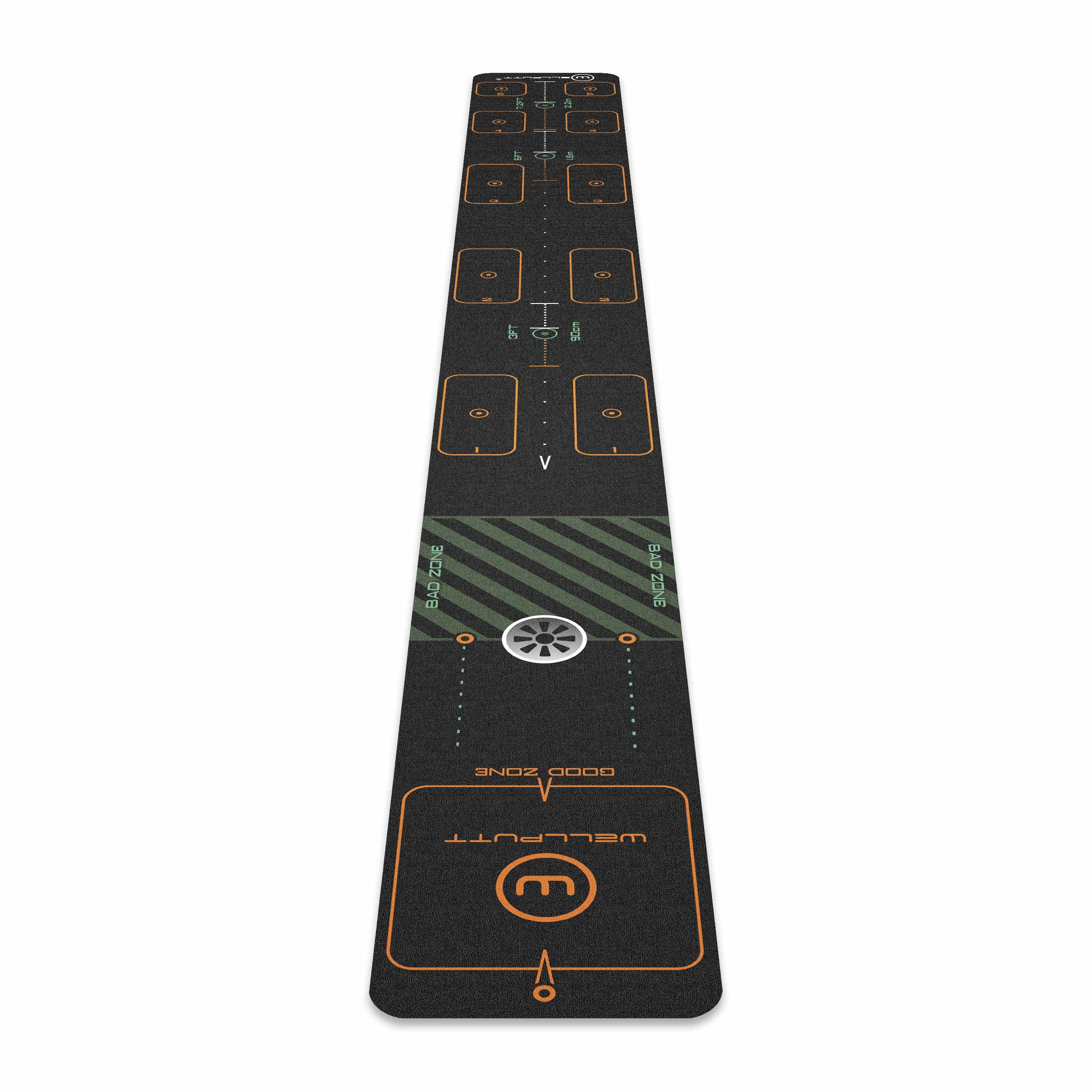 Putting training mat golf indoor - 10ft First | Wellputt