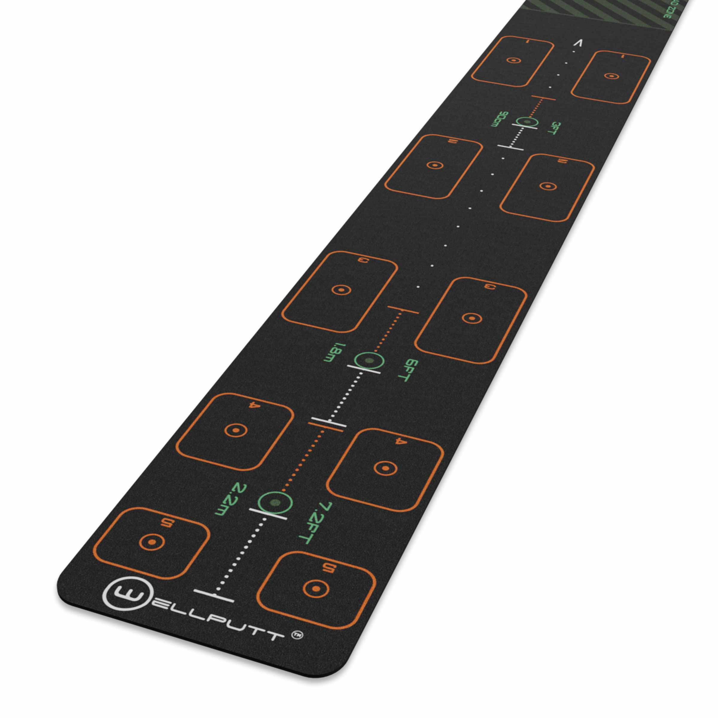Putting training mat golf indoor - 10ft First | Wellputt