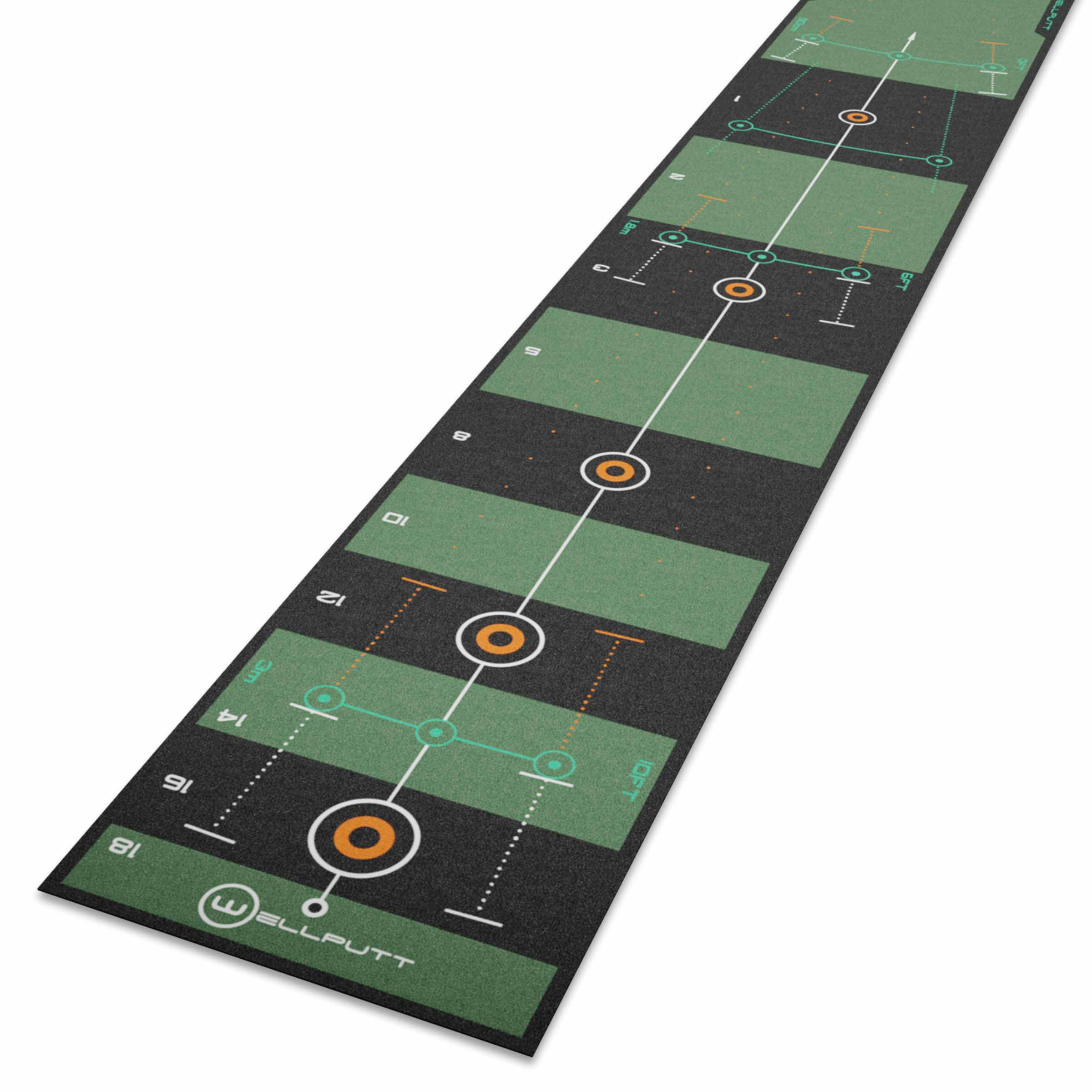Putting training mat golf indoor - 13ft Classic | Wellputt