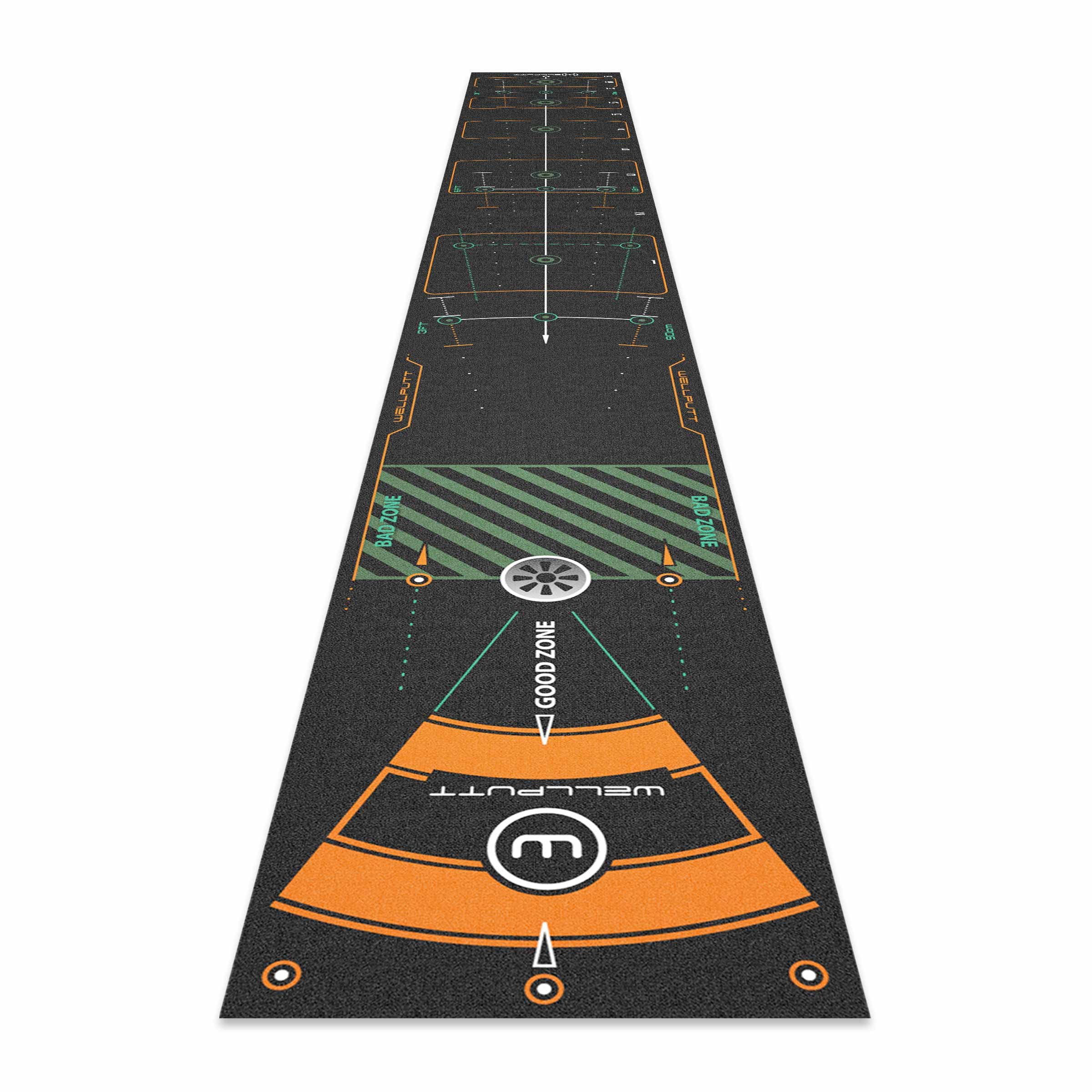 Putting training mat golf indoor - 13ft Classic | Wellputt
